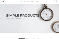 Minimalist Shopify Theme – Sa