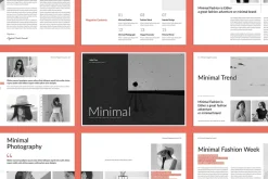 Minimal Magazine Template | Canva