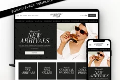 Minimal Monochrome Website Template