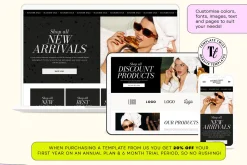 Minimal Monochrome Website Template