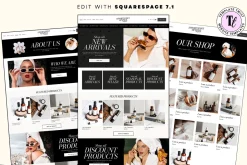 Minimal Monochrome Website Template
