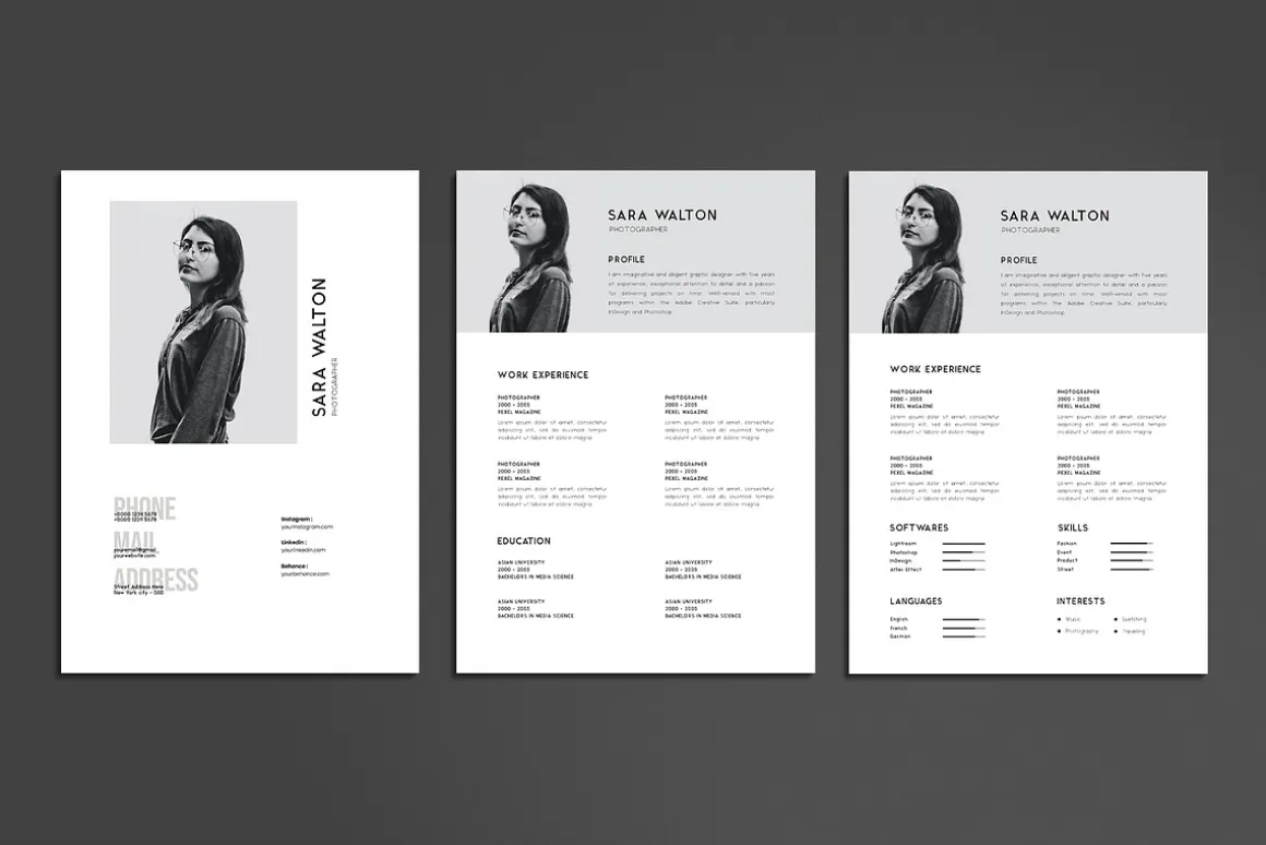 Minimal Resume Template