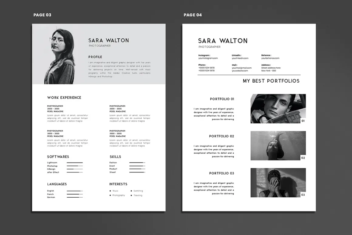 Minimal Resume Template