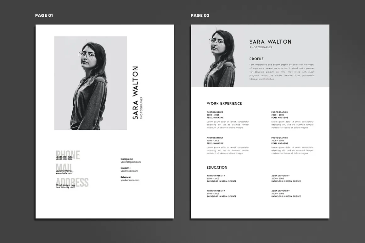 Minimal Resume Template