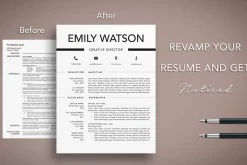 Minimal Resume Template Word/Pages