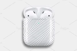 Minimal seamless wavy line patterns