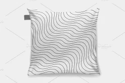 Minimal seamless wavy line patterns