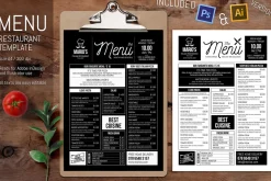 Minimal Vector Restaurant Template
