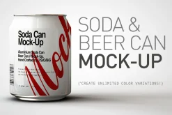 Mini Soda Can | Beer Can Mock-Up V3