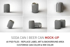 Mini Soda Can | Beer Can Mock-Up V3
