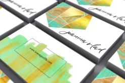 Mint & Gold Geometry Collection