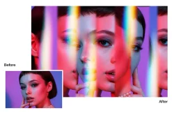 Mirror Prismatic Photo Effect