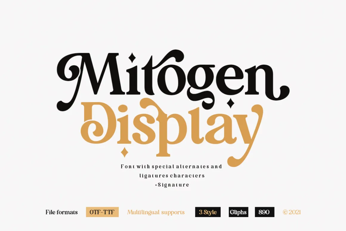 Mitogen Display + Signature
