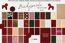 Mixed Media Christmas Collage Pack