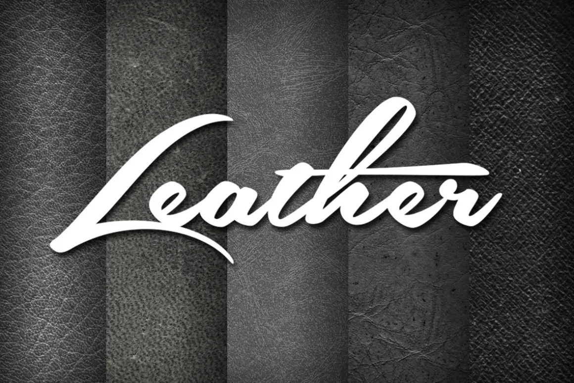 Mixed Vintage Leather Textures