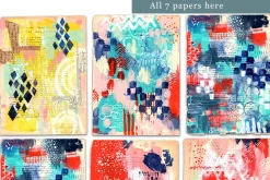 Mixed Media Papers:Abstract Textures