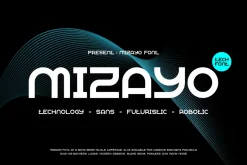Mizayo - Geometric Font