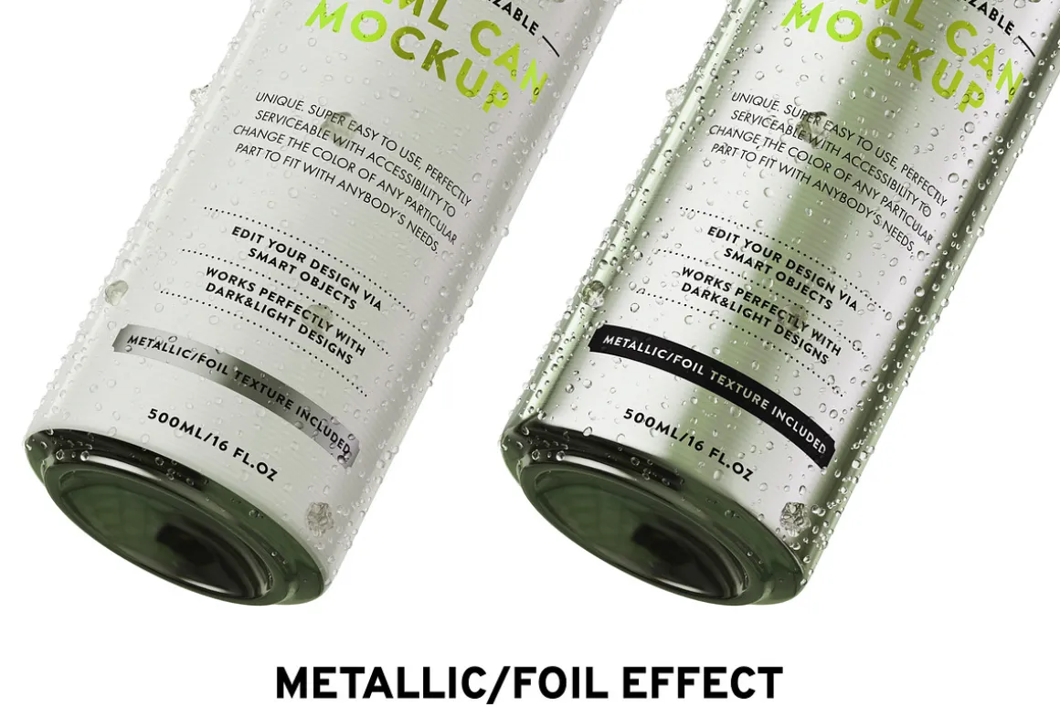 500ML CAN MOCKUP