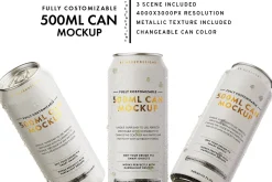 500ML CAN MOCKUP