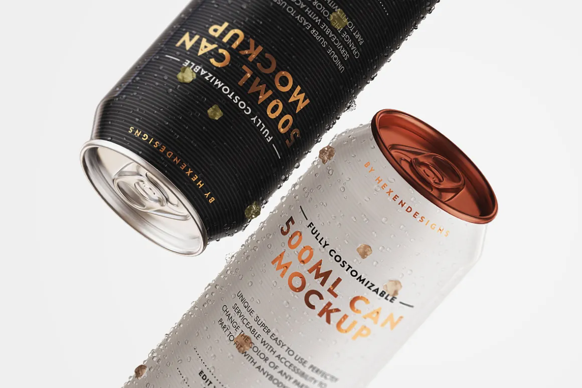 500ML CAN MOCKUP