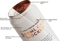 500ML CAN MOCKUP
