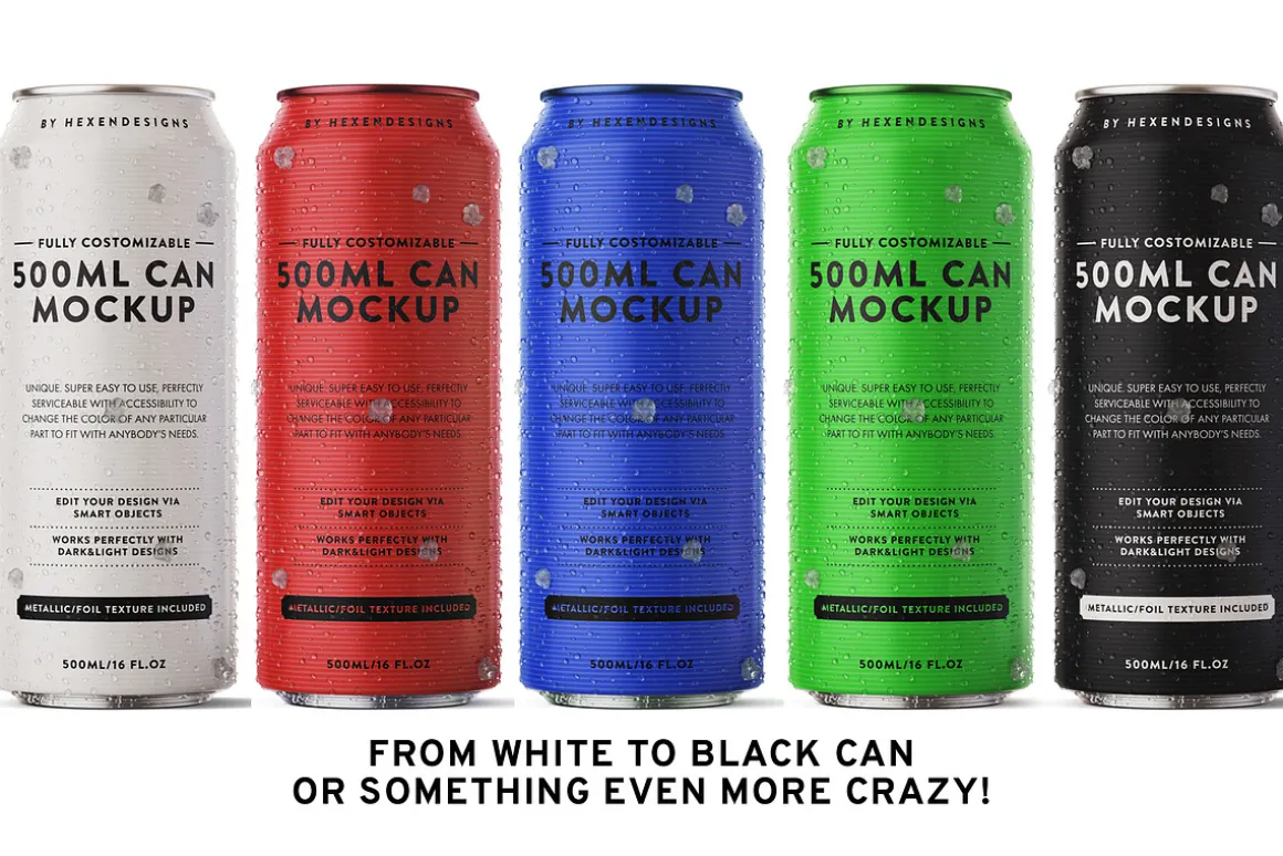 500ML CAN MOCKUP