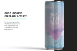 250ml Slim Can Mockup