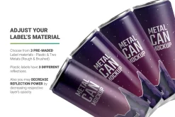 250ml Slim Can Mockup