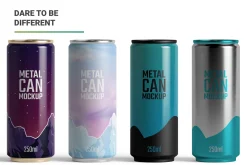 250ml Slim Can Mockup