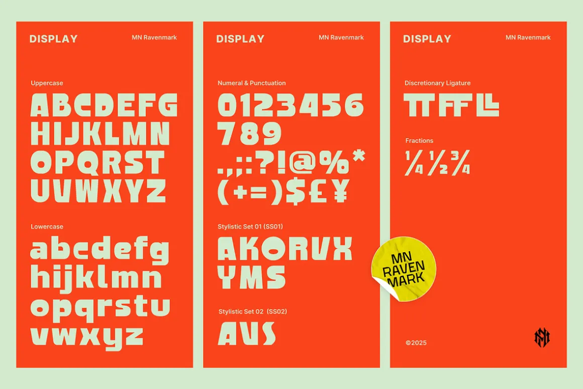 MN Ravenmark - Bold Display Sans