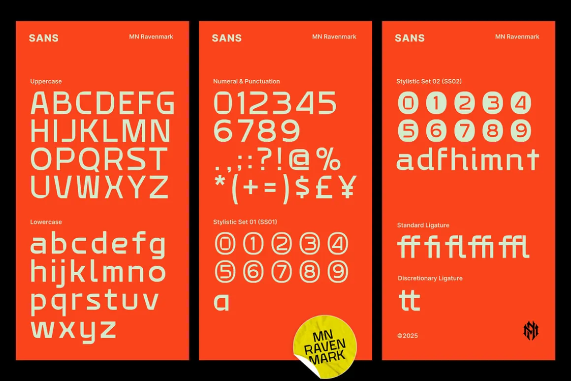 MN Ravenmark - Bold Display Sans