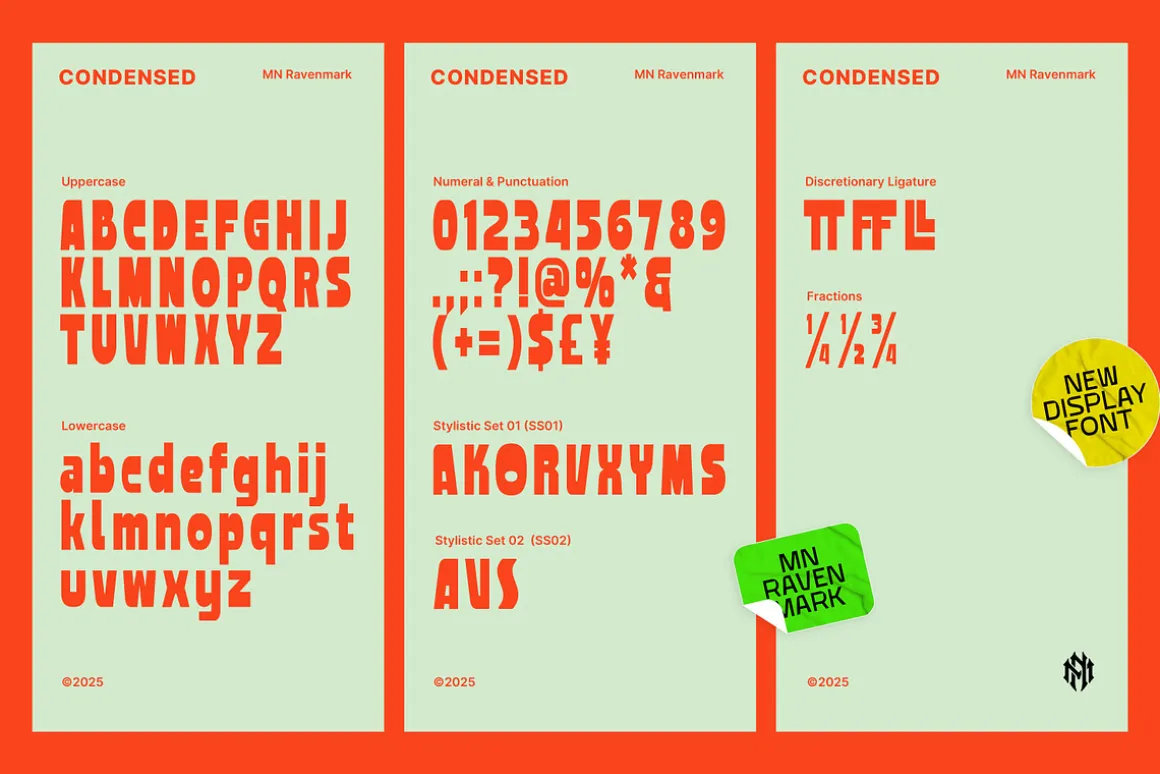 MN Ravenmark - Bold Display Sans