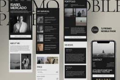 2 mobile pages in Canva