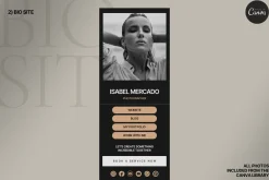 2 mobile pages in Canva