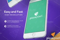 Mockup Iphone 6 Flying Scene (NEW)