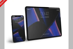 Mockup Ipad and Iphone