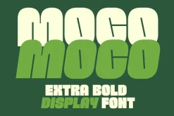 Moco - Extra Bold Display Font