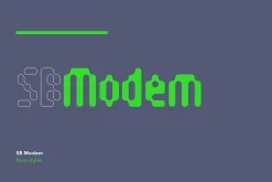 Modem Y2K Font (9 styles)