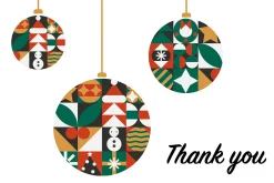 Modern Christmas Mosaic Design Set