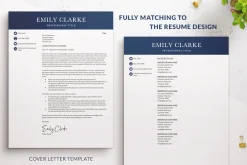Modern Executive Resume CV Template