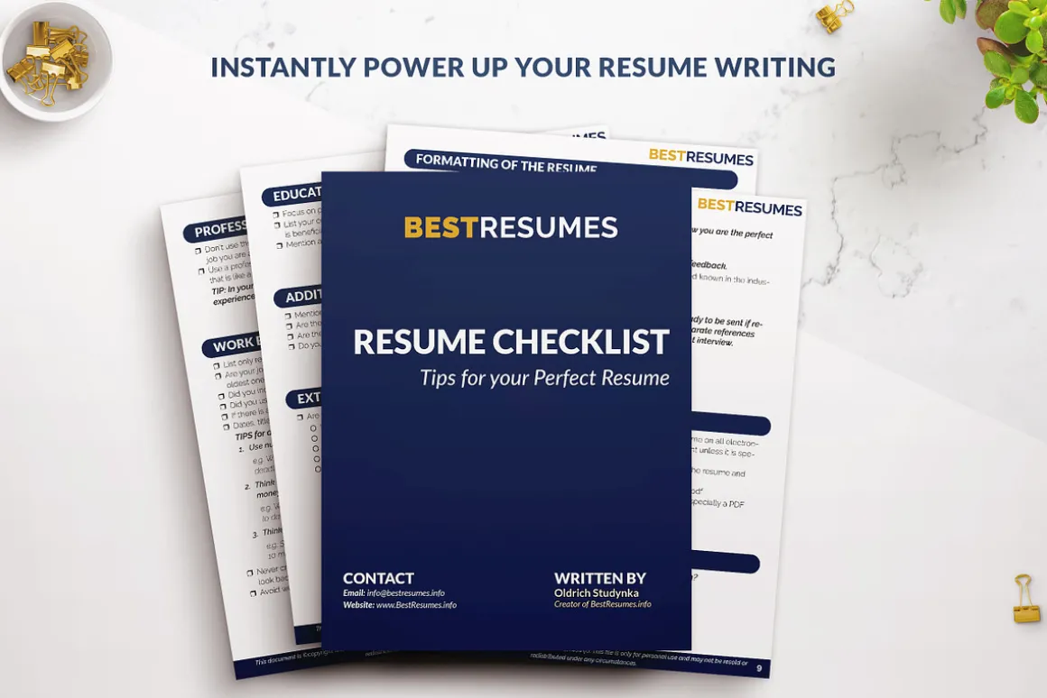 Modern Executive Resume CV Template