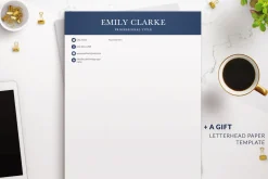 Modern Executive Resume CV Template