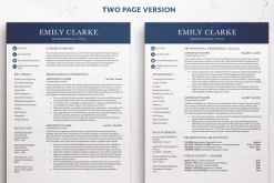 Modern Executive Resume CV Template