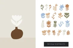 Modern Flowers - summer collection