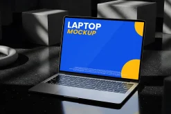 Modern laptop screen mockup