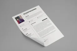 Modern Resume & CV Cover Template