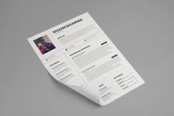 Modern Resume & CV Cover Template