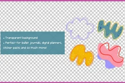 Modern Abstract Blobs Clipart Set