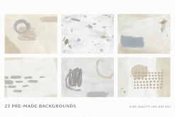 Modern Abstract Shapes Backgrounds