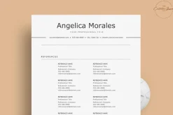Modern ATS Resume/CV - The Morales